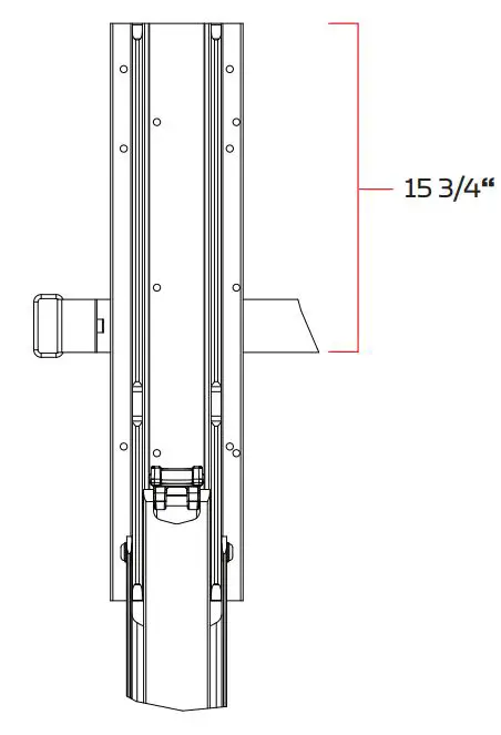 MINN KOTA 1355947 Edge 12V 45lb Thrust 45 inch Shaft Bow Mount Freshwater Trolling Motor - Place the mount on the deck of the boat again