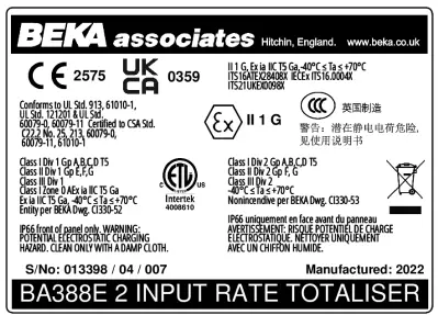 BEKA-BA388E-Externally-Powered-Rate-Totaliser-fig-1
