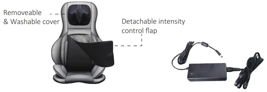 COMFIER CF-2309AH Shiatsu Neck and Back Massager - 1