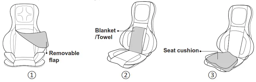 COMFIER CF-2309AH Shiatsu Neck and Back Massager - 3