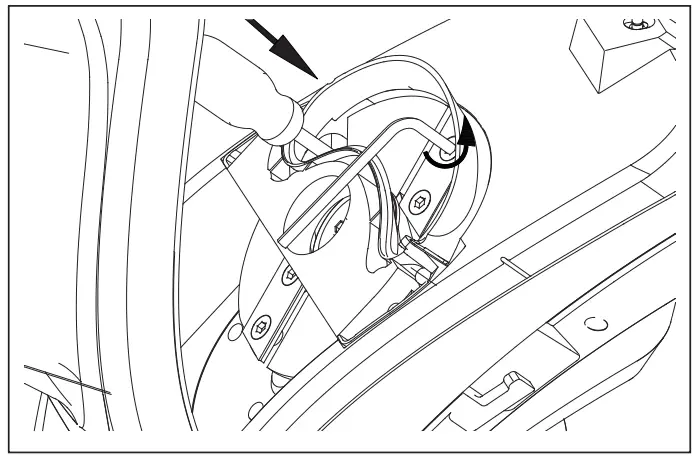 HAWKSMOOR 90496 2500W Electric Cutting Shredder - facing downwards
