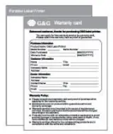 Please confirm the packing list