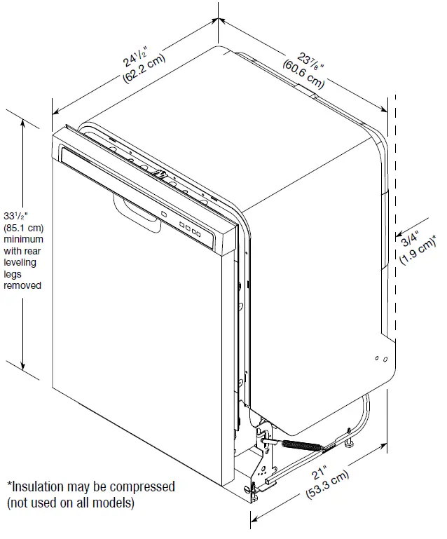 Amana ADB1400PY Undercounter Dishwasher 3