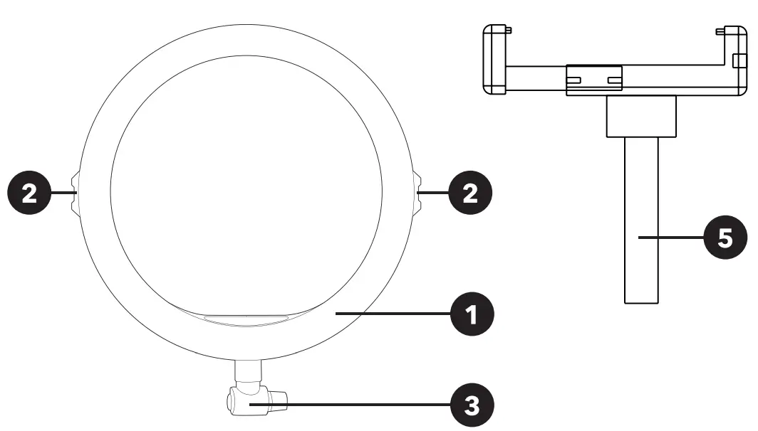 ETERNICO AET RLR11 LED Ring Light - Fig