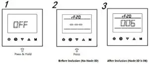 Including and Excluding of Z-Wave network