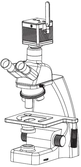 OSTEC Trinocular Microscope Smart Camera 10
