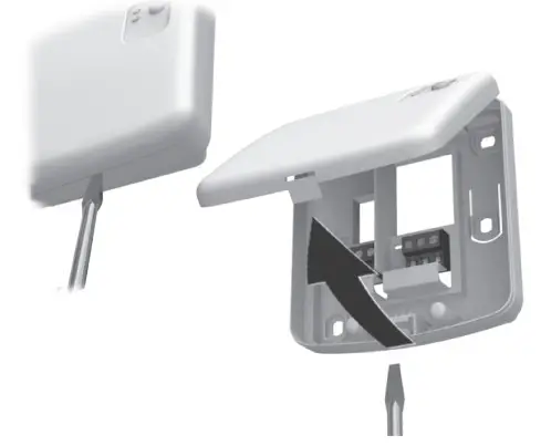 Honeywell Y87RF Single Zone Thermostat - Remove the wiring