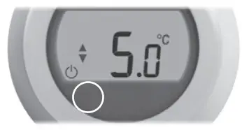 Honeywell Y87RF Single Zone Thermostat - Touch the left