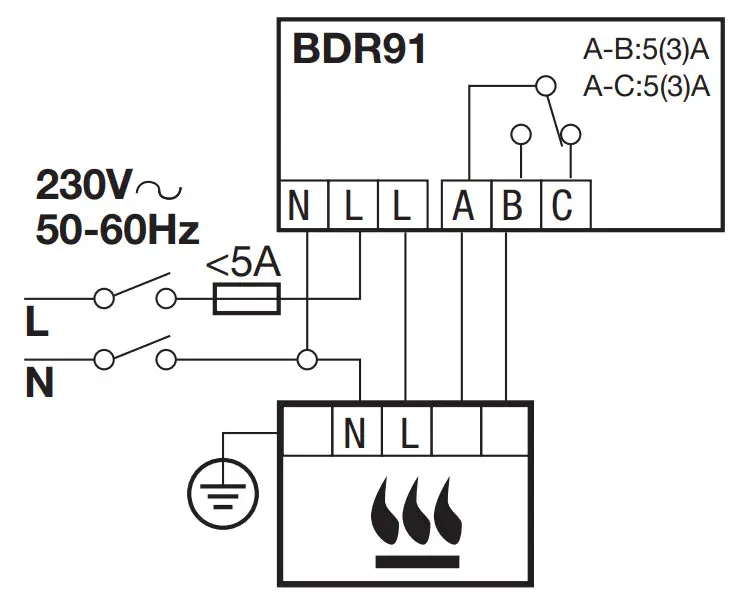 Honeywell Y87RF Single Zone Thermostat - Wiring for a boiler