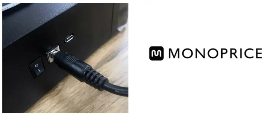 MONOPRICE MP Mini Delta V2 3D Printer - plug