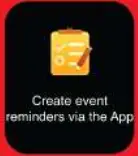 Event reminders