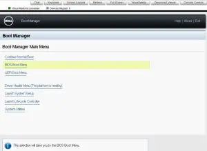 DELL Boot Mode Considerations