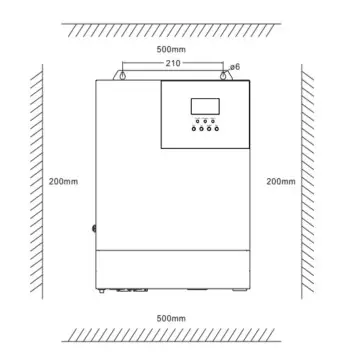 PowMr 5000W Solar Inverter 3500W 48V Off Grid Inverter 120VAC (1)
