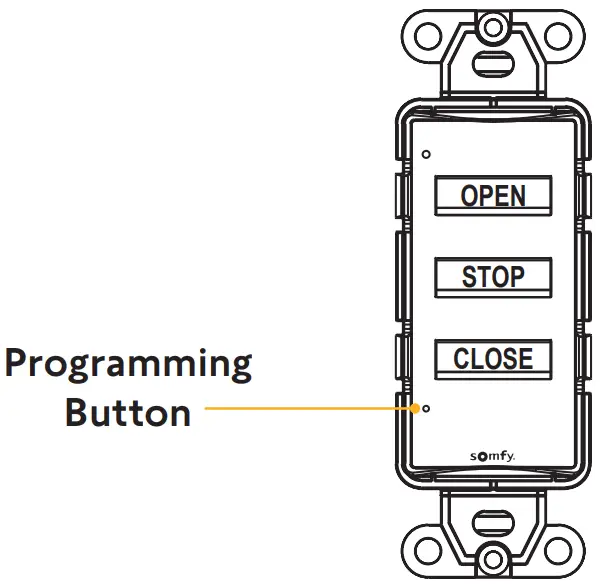 somfy 1870908 DecoFlex WireFree 3-Button - COMPLETE PROGRAMMING