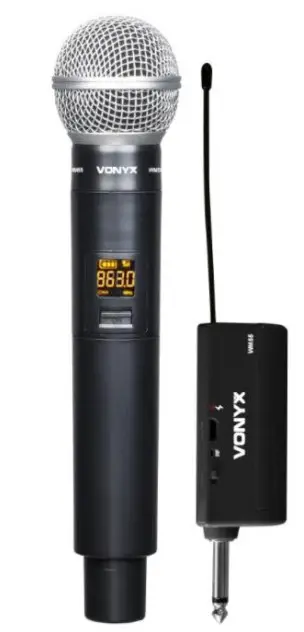 VONYX WM55 Wireless Microphone Plug and Play UHF
