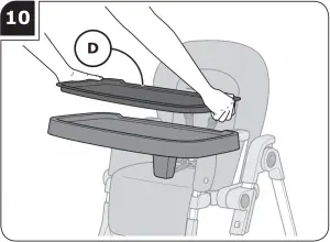 GUSIO Inglesina High Chair Instruction 10