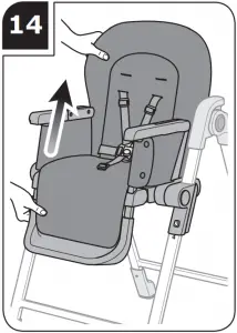 GUSIO Inglesina High Chair Instruction 14