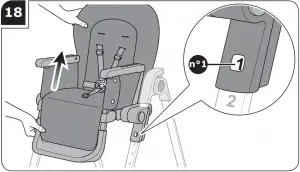 GUSIO Inglesina High Chair Instruction 18