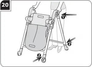 GUSIO Inglesina High Chair Instruction 20