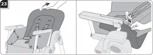 GUSIO Inglesina High Chair Instruction 23