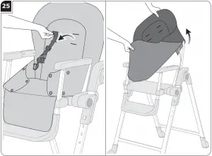 GUSIO Inglesina High Chair Instruction 25