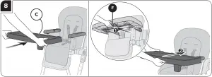 GUSIO Inglesina High Chair Instruction 8