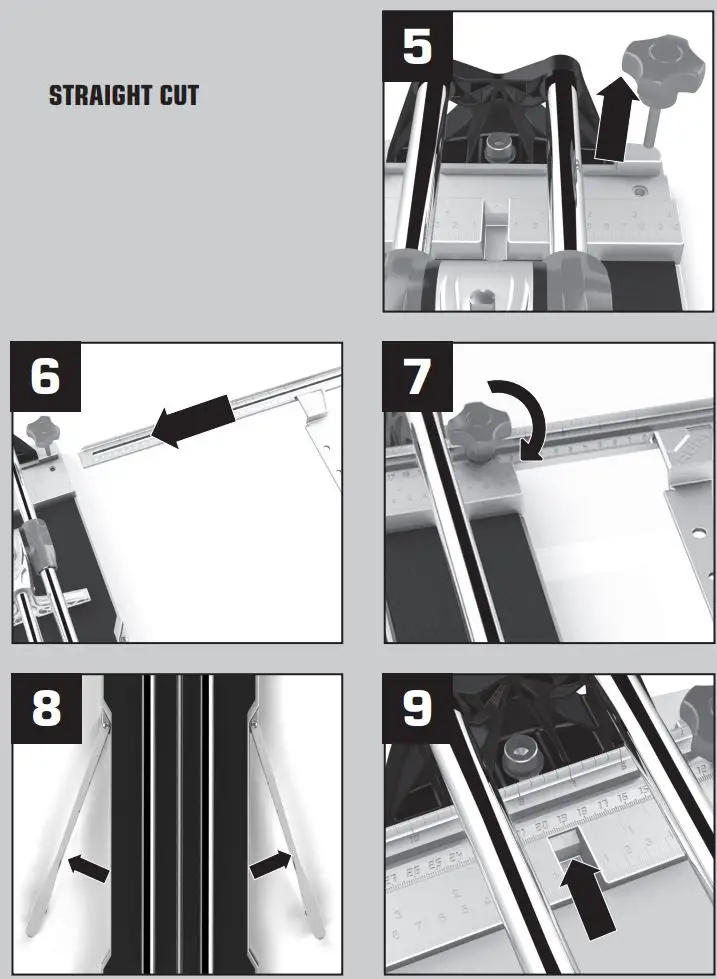 RUBI 14985 Speed N Tile Cutter Instruction Manual - OPERATING INSTRUCTIONS