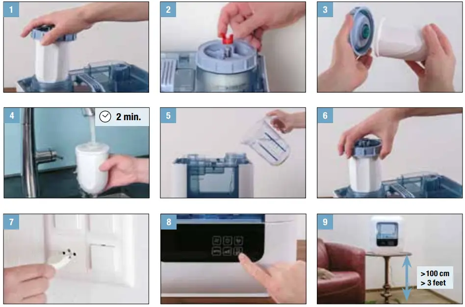 BONECO Ultrasonic Humidifier U700 - FIRST USE