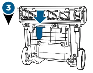 Bissell 2253 Series PowerEase Swivel Pet Rewind - Clearing a Clog3