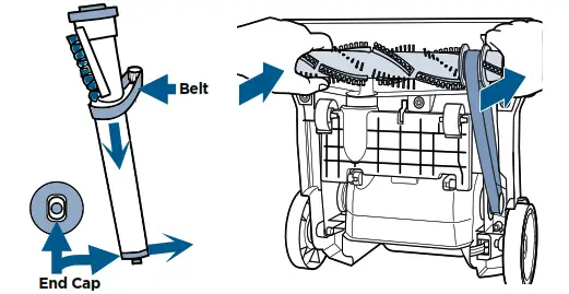 Bissell 2253 Series PowerEase Swivel Pet Rewind - Replace Brush & Belt3