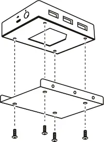 ARGB controller also comes with mounting points