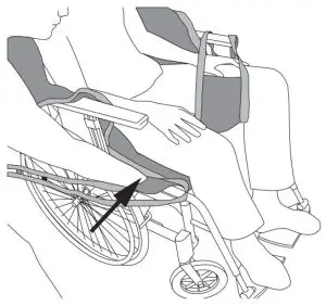 FIG 16 Sitting position Sling application