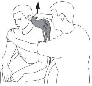 FIG 22 Sitting position Removing the sling