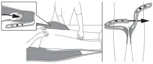 FIG 24 Lying position Sling application