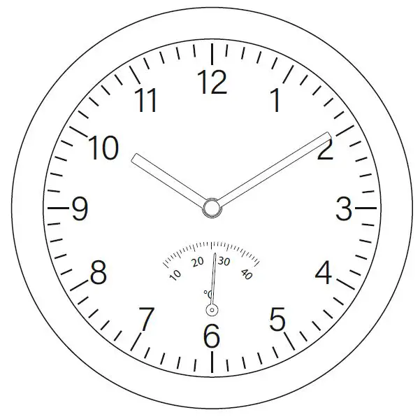 Hama 00186414 Bathroom Clock Instruction Manual