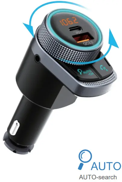 Chargers C80 Wireless Car FM Transmitter