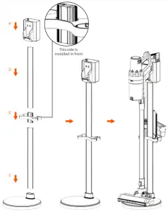 FLOOR MOUNTED STORAGE STAND