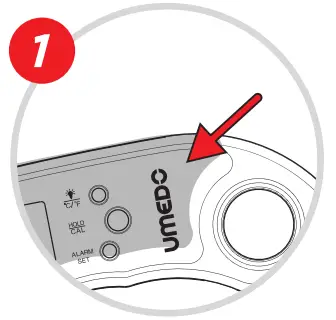 Umedo DT 121 Digital Meat Thermometer - front panel