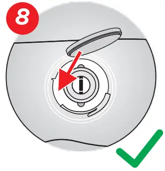 Umedo DT 121 Digital Meat Thermometer - the battery