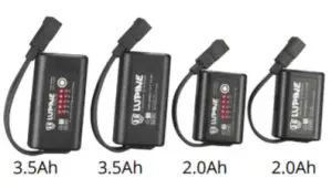 LUPINE 51148 Headlamp 2400 lm BLIKA - Battery mounting 2