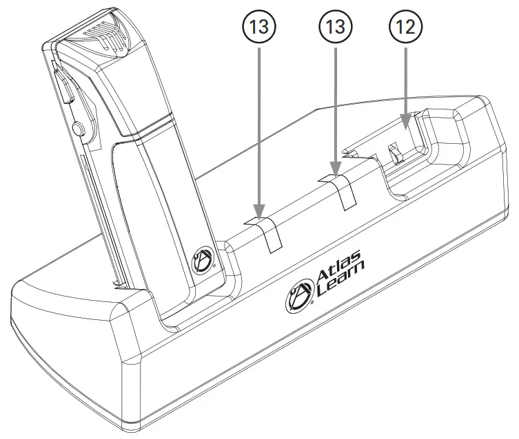 Atlas LED AL MAGPIE Wireless Infrared Microphone - Charging Station Description