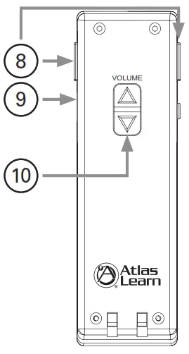 Atlas LED AL MAGPIE Wireless Infrared Microphone - Panic Button