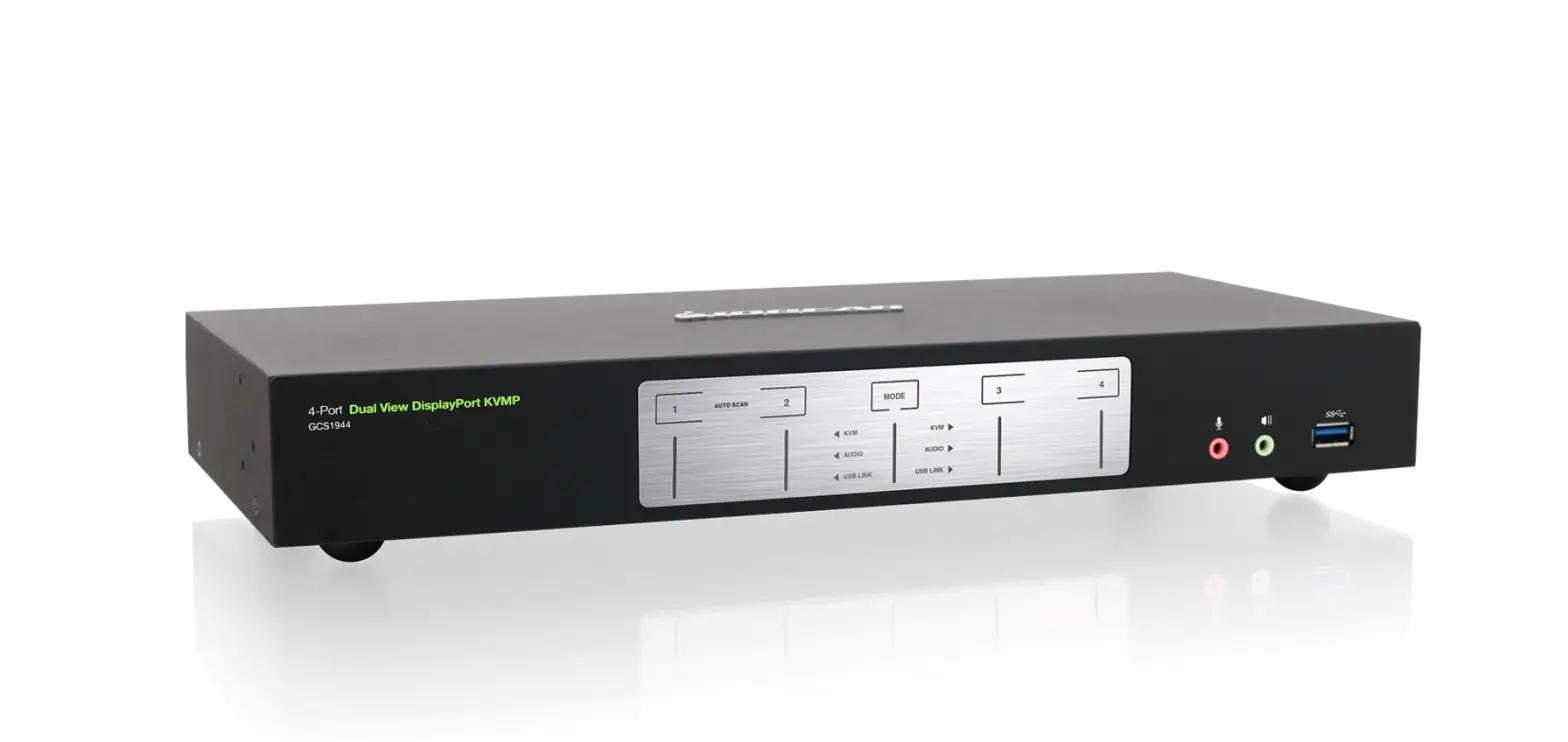 Iogear Gcs1942 4-port 4k Dual View Displayport Kvmp Switch User Guide