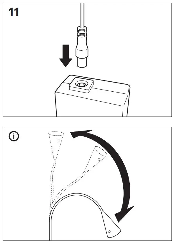 IKEA 003.965.86 DELAKTIG LED Floor Lamp Instruction Manual - Installation 11