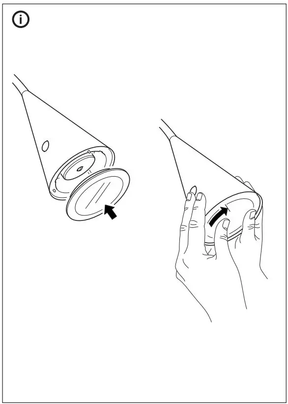IKEA 003.965.86 DELAKTIG LED Floor Lamp Instruction Manual - Installation 11b