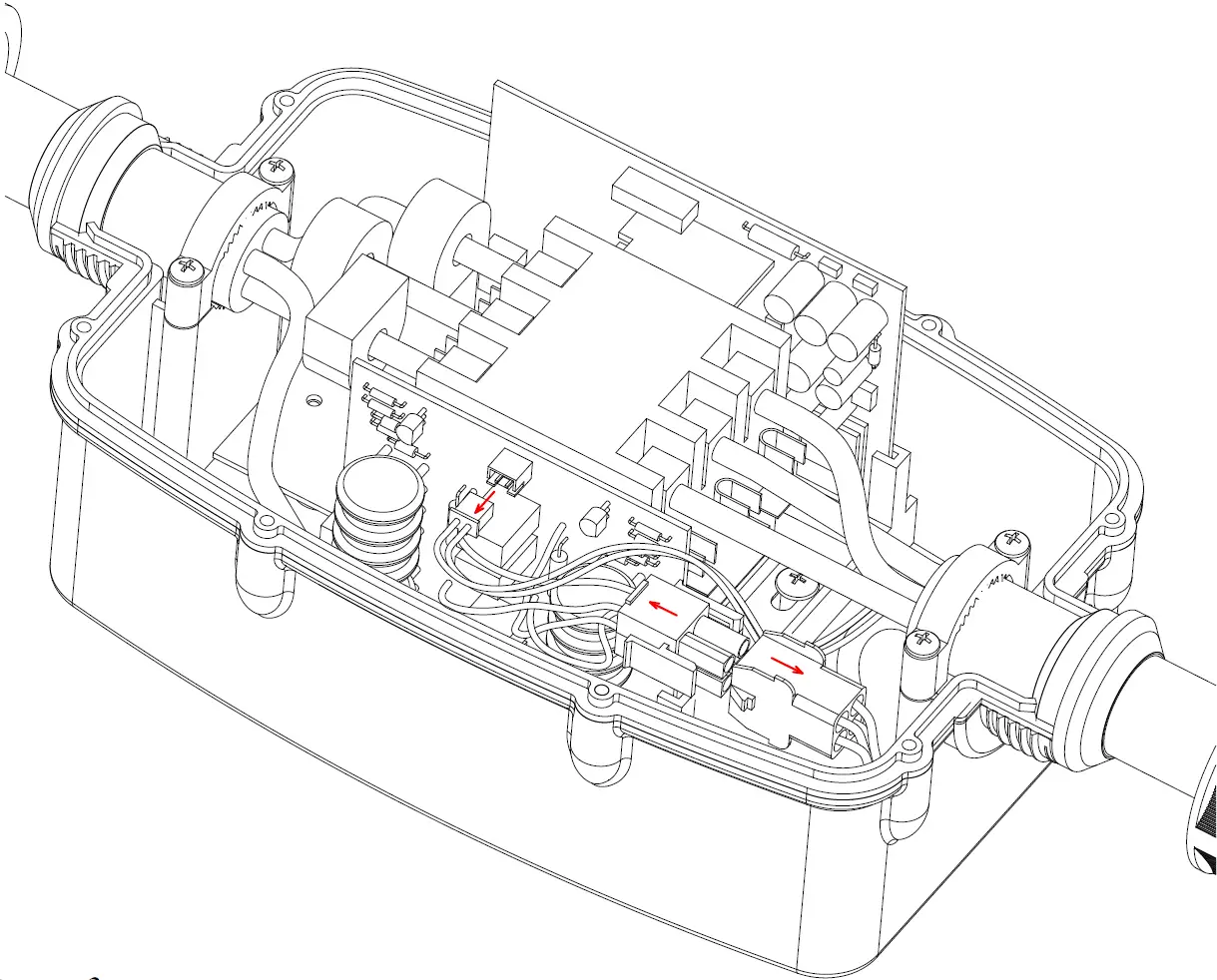 Unclip the connections. Take note of where these connections come from
