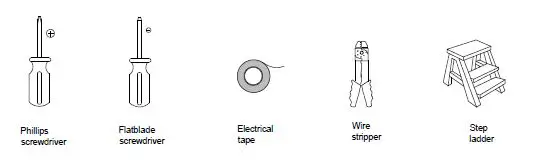 WAREHOUSE DW01W13 25 Inch Ceiling Fan FIG 1