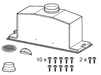 BOSCH DHL895DAU Extractor Hood FIG 15