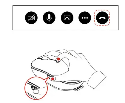 Lenovo MB605T Go Multi-Device Wireless Mouse - Share screen 2