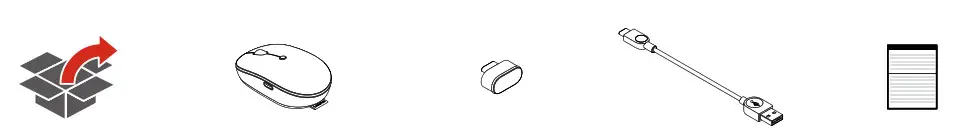 Lenovo MB605T Go Multi-Device Wireless Mouse